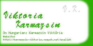 viktoria karmazsin business card